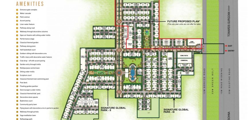 Signature Global Park Floors Sector 36 Sohna South of Gurgaon