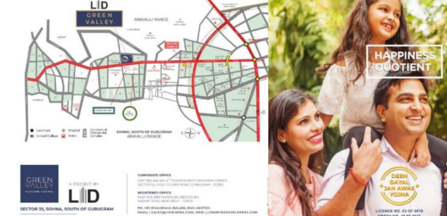 Green Valley Plots in Sector-35, Sohna Gurgaon