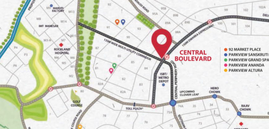Bestech Central Boulevard sector 88