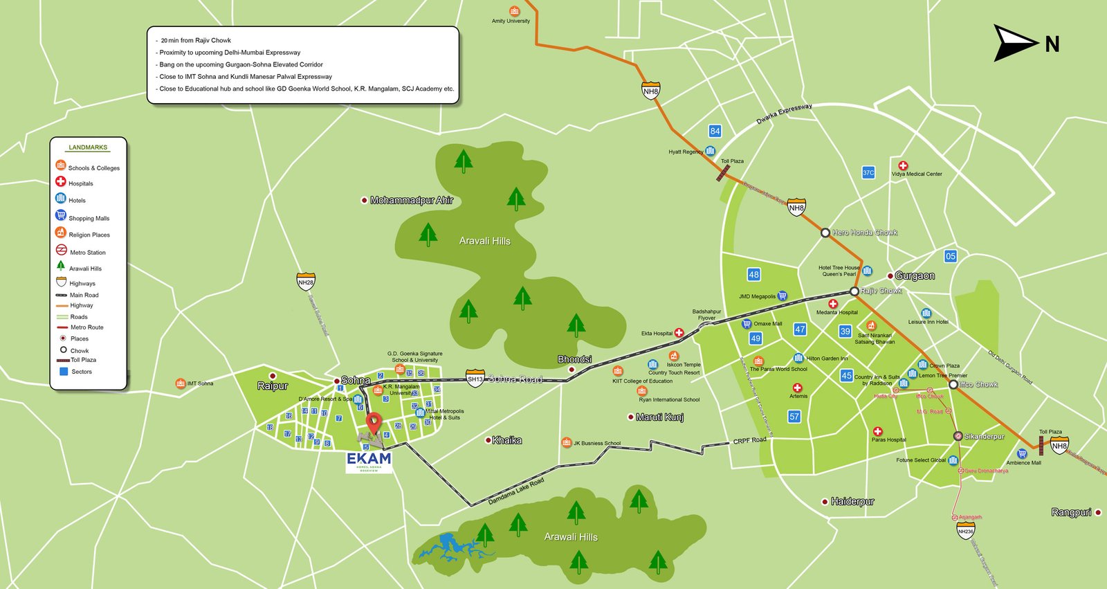 Ekam Homes Roseview Affordable Plots Sector 5 Sohna