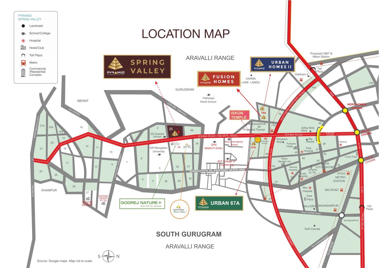 Pyramid Spring Valley Affordable Plots Sector 35 Sohna