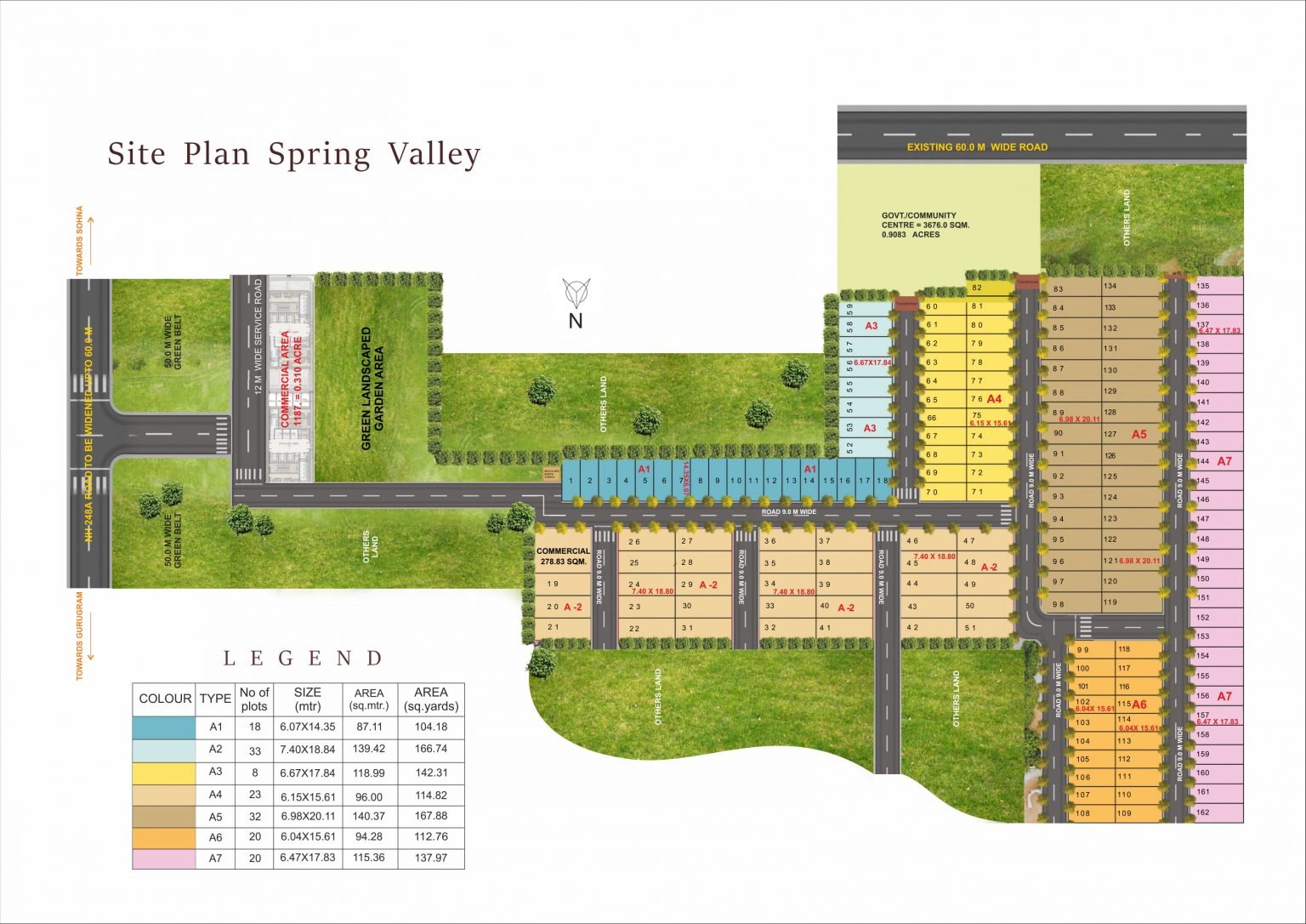 Pyramid Spring Valley Affordable Plots Sector 35 Sohna