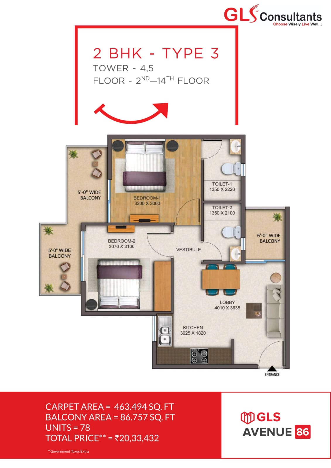 GLS Avenue 86 Sector 86 Gurgaon
