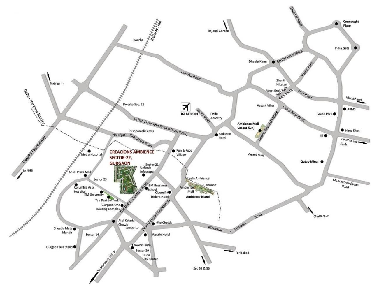 Ambience Creacions Gurgaon