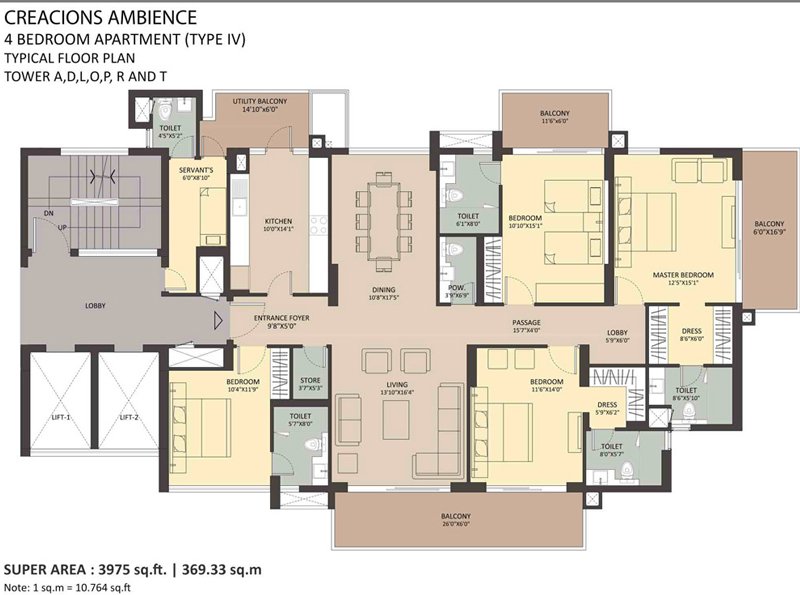 Ambience Creacions Gurgaon